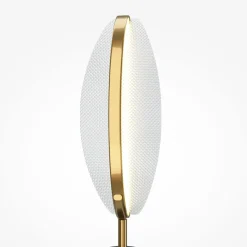 Lampade Da Tavolo-Maytoni Lampada da tavolo breeze struttura oro ottone led 15w 3000k