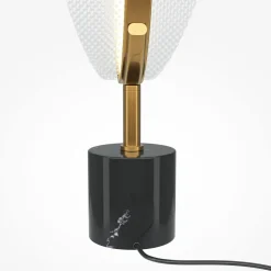 Lampade Da Tavolo-Maytoni Lampada da tavolo breeze struttura oro ottone led 15w 3000k