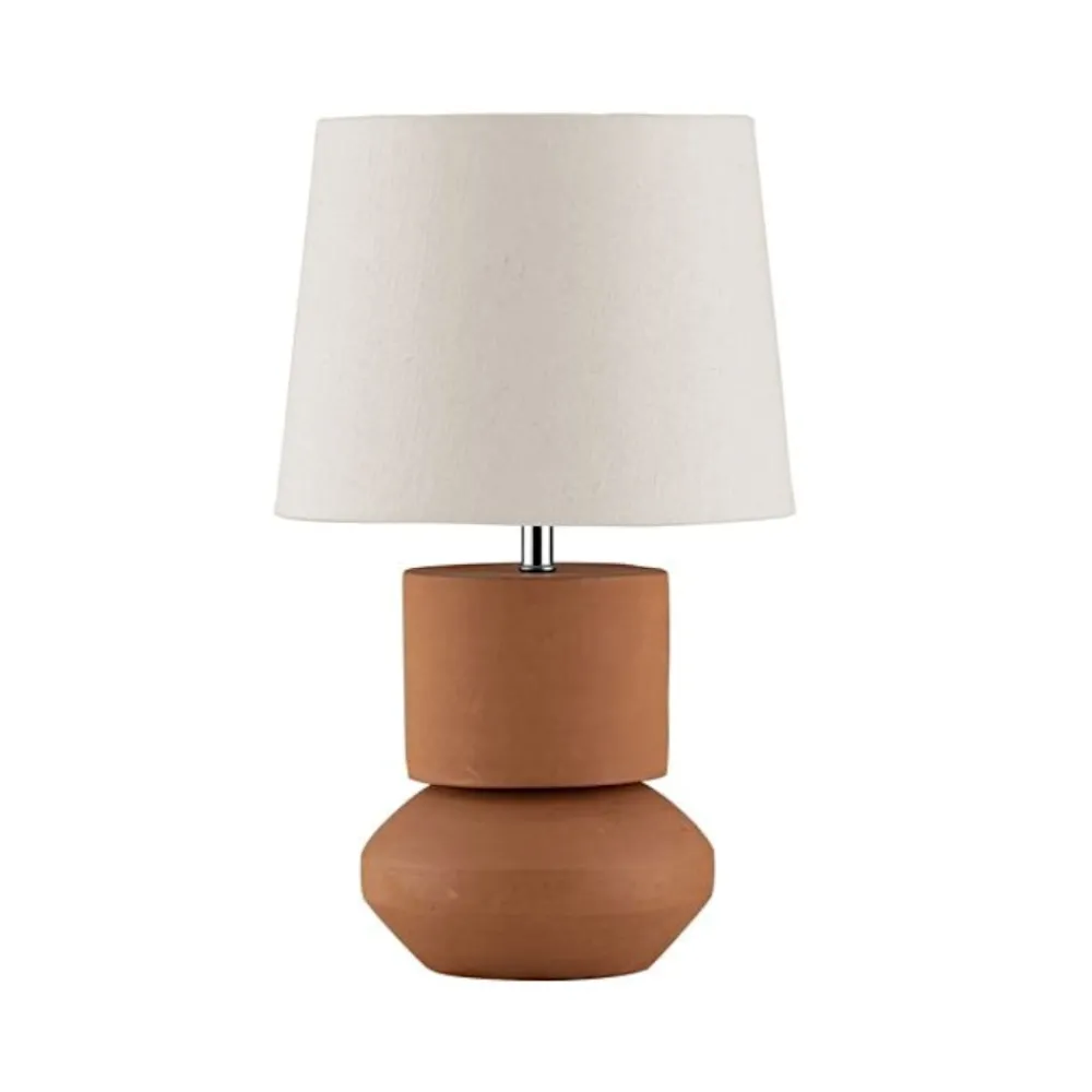 Lampade Da Tavolo-Selezionato da Mazzolaluce Lampada da tavolo con paralume in tessuto