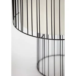 Lampade Da Tavolo-Selezionato da Mazzolaluce Lampada da tavolo design minimal nera rotonda per salotto