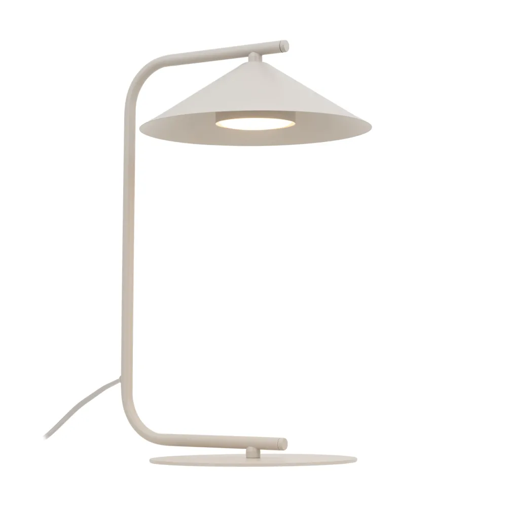 Lampade Da Tavolo-Selezionato da Mazzolaluce Lampada da tavolo design minimal metallo champagne