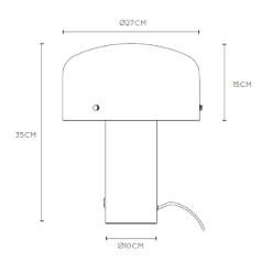 Lampade Da Tavolo-Selezionato da Mazzolaluce Lampada da tavolo design moderna oro vetro bianco touch dimmer