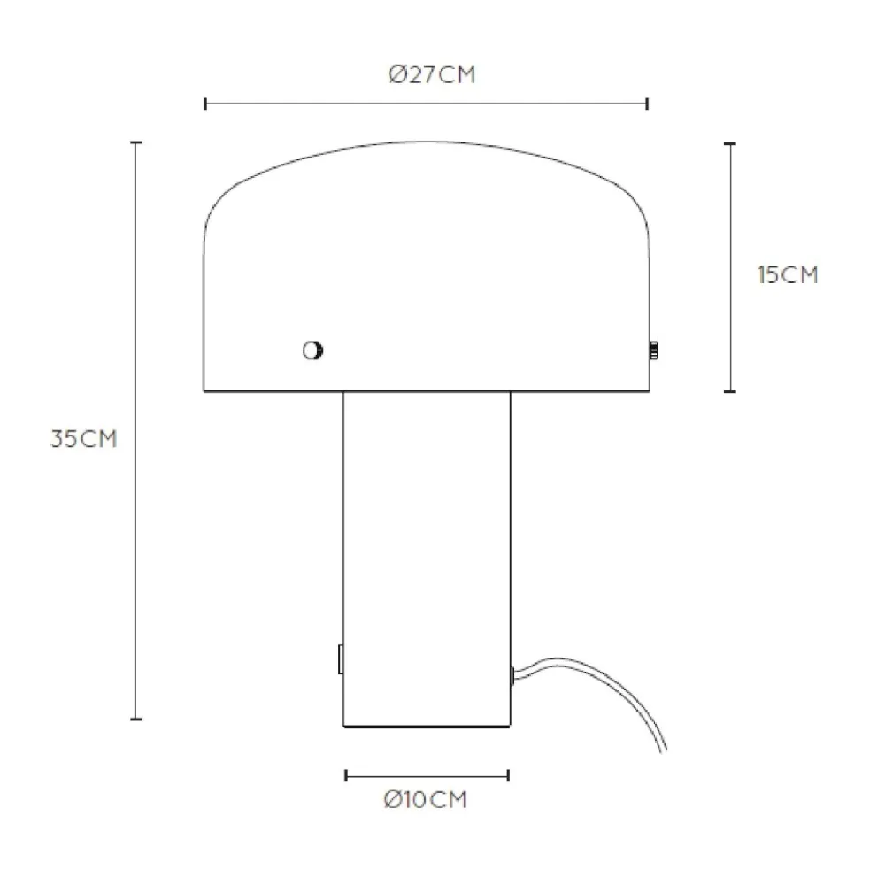 Lampade Da Tavolo-Selezionato da Mazzolaluce Lampada da tavolo design moderna oro vetro bianco touch dimmer