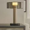 Lampade Da Tavolo-Selezionato da Mazzolaluce Lampada da tavolo design moderna oro sabbiato