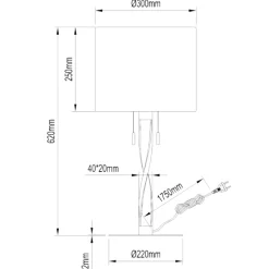Lampade Da Tavolo-Selezionato da Mazzolaluce Lampada da tavolo design moderna oro nero