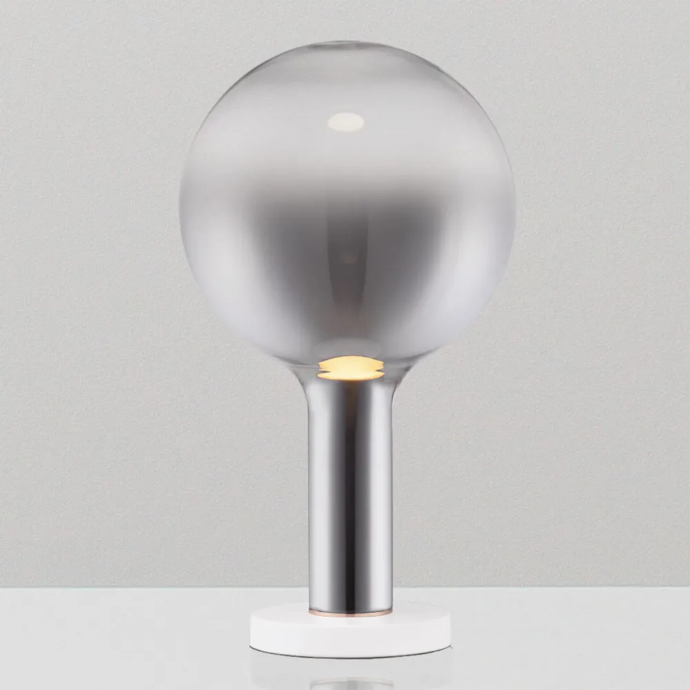 Lampade Da Tavolo-Selezionato da Mazzolaluce Lampada da tavolo design moderna vetro fume