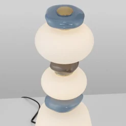 Lampade Da Tavolo-Selezionato da Mazzolaluce Lampada da tavolo design moderna vetro porcellana led 3000k