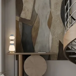 Lampade Da Tavolo-Selezionato da Mazzolaluce Lampada da tavolo design moderna vetro porcellana led 3000k