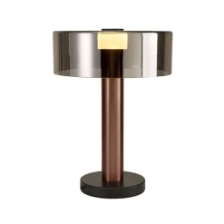Lampade Da Tavolo-Selezionato da Mazzolaluce Lampada da tavolo design moderna oro rosa per salotto