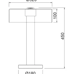 Lampade Da Tavolo-Selezionato da Mazzolaluce Lampada da tavolo design moderna oro rosa per salotto