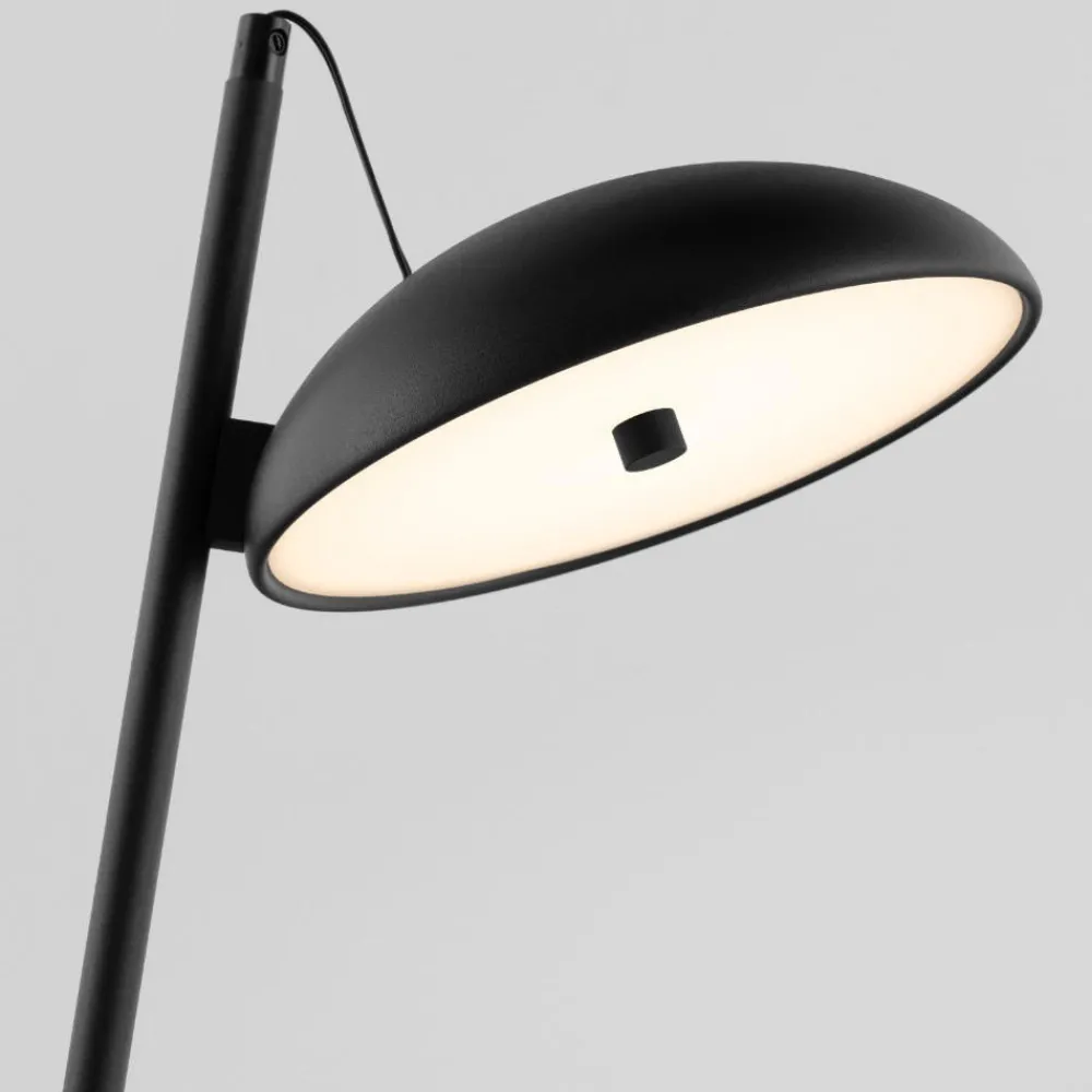 Lampade Da Tavolo-Selezionato da Mazzolaluce Lampada da tavolo flu nera moderna led 3000k dimmerabile