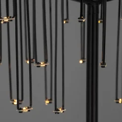 Lampade Da Tavolo-Selezionato da Mazzolaluce Lampada da tavolo led nera design moderna stelle cadenti