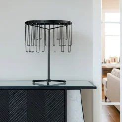 Lampade Da Tavolo-Selezionato da Mazzolaluce Lampada da tavolo led nera design moderna stelle cadenti