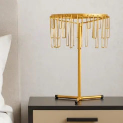 Lampade Da Tavolo-Selezionato da Mazzolaluce Lampada da tavolo led oro ramato design