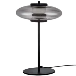 Lampade Da Tavolo-Selezionato da Mazzolaluce Lampada da tavolo led 8w 3000k in vetro fume design moderna