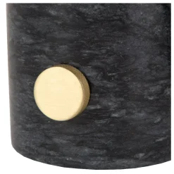 Lampade Da Tavolo-Selezionato da Mazzolaluce Lampada da tavolo marmo grigio nero sfera in vetro stile contemporaneo