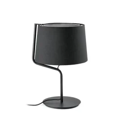 Lampade Da Tavolo-Selezionato da Mazzolaluce Lampada da tavolo moderna nera per soggiorno