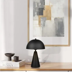 Lampade Da Tavolo-Selezionato da Mazzolaluce Lampada da tavolo moderna nero opaco