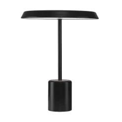 Lampade Da Tavolo-Selezionato da Mazzolaluce Lampada da tavolo moderna nera effetto legno led 3000k