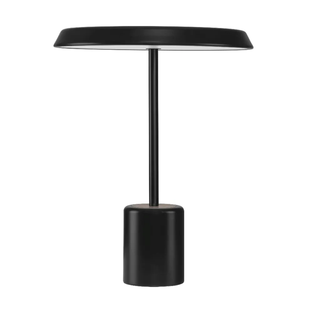 Lampade Da Tavolo-Selezionato da Mazzolaluce Lampada da tavolo moderna nera effetto legno led 3000k