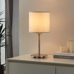 Lampade Da Tavolo-Eglo Lampada da tavolo moderna pasteri
