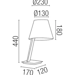 Lampade Da Tavolo-Selezionato da Mazzolaluce Lampada da tavolo moderna per soggiorno