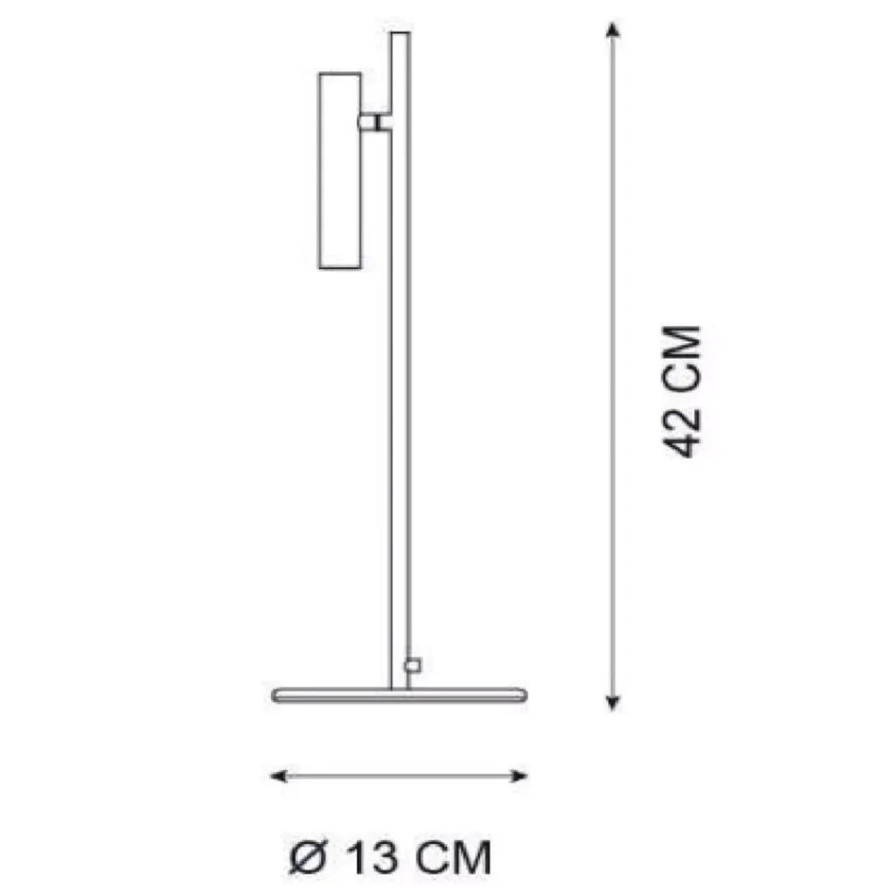 Lampade Da Tavolo-Selezionato da Mazzolaluce Lampada da tavolo nera da lettura design moderna led 3000k