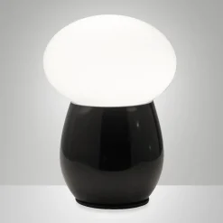 Lampade Da Tavolo-Fabas Luce Lampada da tavolo nera design moderna freddy