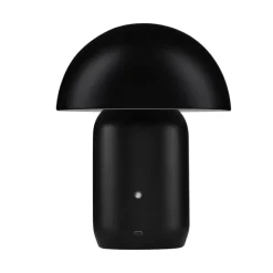 Lampade Da Tavolo-Selezionato da Mazzolaluce Lampada da tavolo nera led 3000k usb ricaricabile