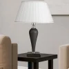 Lampade Da Tavolo-Ondaluce Lampada da tavolo nera lt ravel contemporanea per salotto