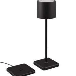 Lampade Da Tavolino Esterno-Selezionato da Mazzolaluce Lampada da tavolo nera portatile senza fili moderna