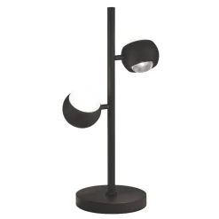 Lampade Da Tavolo-Selezionato da Mazzolaluce Lampada da tavolo nera 2 sfere led orientabili 2700k-6500k