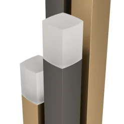 Lampade Da Tavolo-Eglo Lampada da tavolo nero marrone oro design moderna estanterios