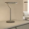 Lampade Da Tavolo-Selezionato da Mazzolaluce Lampada da tavolo nichel design moderna circolare