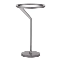 Lampade Da Tavolo-Selezionato da Mazzolaluce Lampada da tavolo nichel design moderna circolare