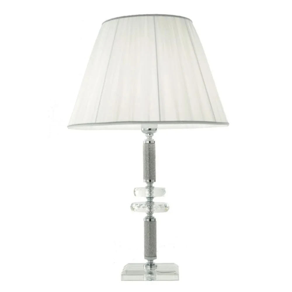 Lampade Da Tavolo-Selezionato da Mazzolaluce Lampada da tavolo ondaluce lg dido cromo classica