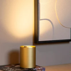 Lampade Da Tavolo-Selezionato da Mazzolaluce Lampada da tavolo oro per illuminare il quadro