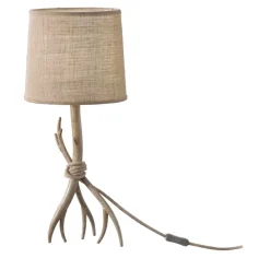 Lampade Da Tavolo-Selezionato da Mazzolaluce Lampada da tavolo per chalet casa montagna di legno