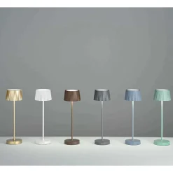 Lampade Da Tavolino Esterno-Ondaluce Lampada da tavolo per esterno lt macao led portatile antracite ip54