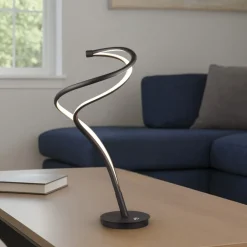 Lampade Da Tavolo-Selezionato da Mazzolaluce Lampada da tavolo per salotto led da 2300k a 4000k nera