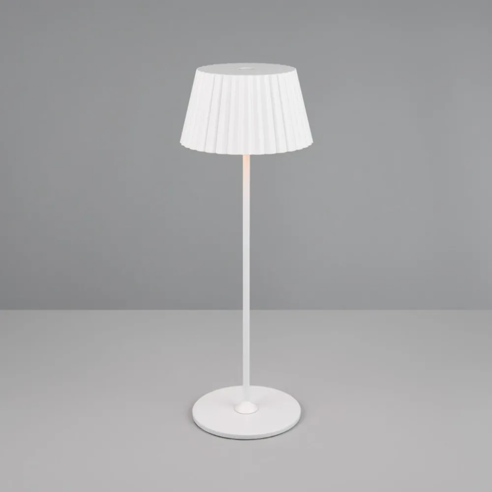 Lampade Da Tavolino Esterno-Selezionato da Mazzolaluce Lampada da tavolo portatile bianca ricaricabile led 3000k