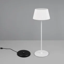 Lampade Da Tavolino Esterno-Selezionato da Mazzolaluce Lampada da tavolo portatile bianca ricaricabile led 3000k
