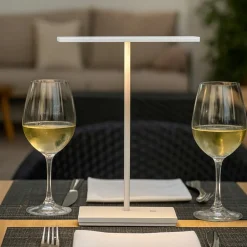 Lampade Da Tavolino Esterno-Linea Light Lampada da tavolo portatile dubcolor bianca led