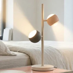 Lampade Da Tavolo-Selezionato da Mazzolaluce Lampada da tavolo sfere antracite pesca orientabili led 2300k-65000k
