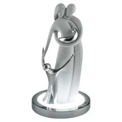 Soprammobili Moderni-Bongelli Preziosi Lampada da tavolo statuina led famiglia