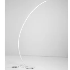 Lampade Da Terra-Selezionato da Mazzolaluce Lampada da terra ad arco bianca led 30w 3000k dimmerabile moderna
