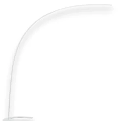 Lampade Da Terra-Selezionato da Mazzolaluce Lampada da terra ad arco led 18w 3000k dimmerabile bianca moderna