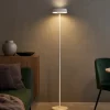 Lampade Da Terra-Selezionato da Mazzolaluce Lampada da terra bianca moderna luce led 30w 3000k biemissione