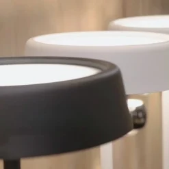 Lampade Da Terra-Selezionato da Mazzolaluce Lampada da terra bianca moderna luce led 30w 3000k biemissione