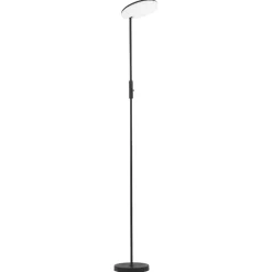 Lampade Da Terra-Selezionato da Mazzolaluce Lampada da terra black nera led 30w 3000k dimmerabile per ufficio